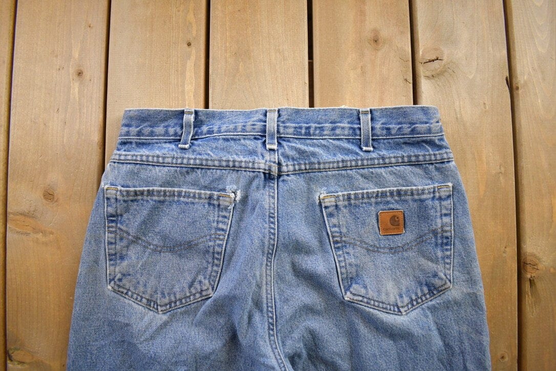 Vintage 1990s Carhartt Blanket Lined Pants Men's 32 x 30 from propervintagecanada