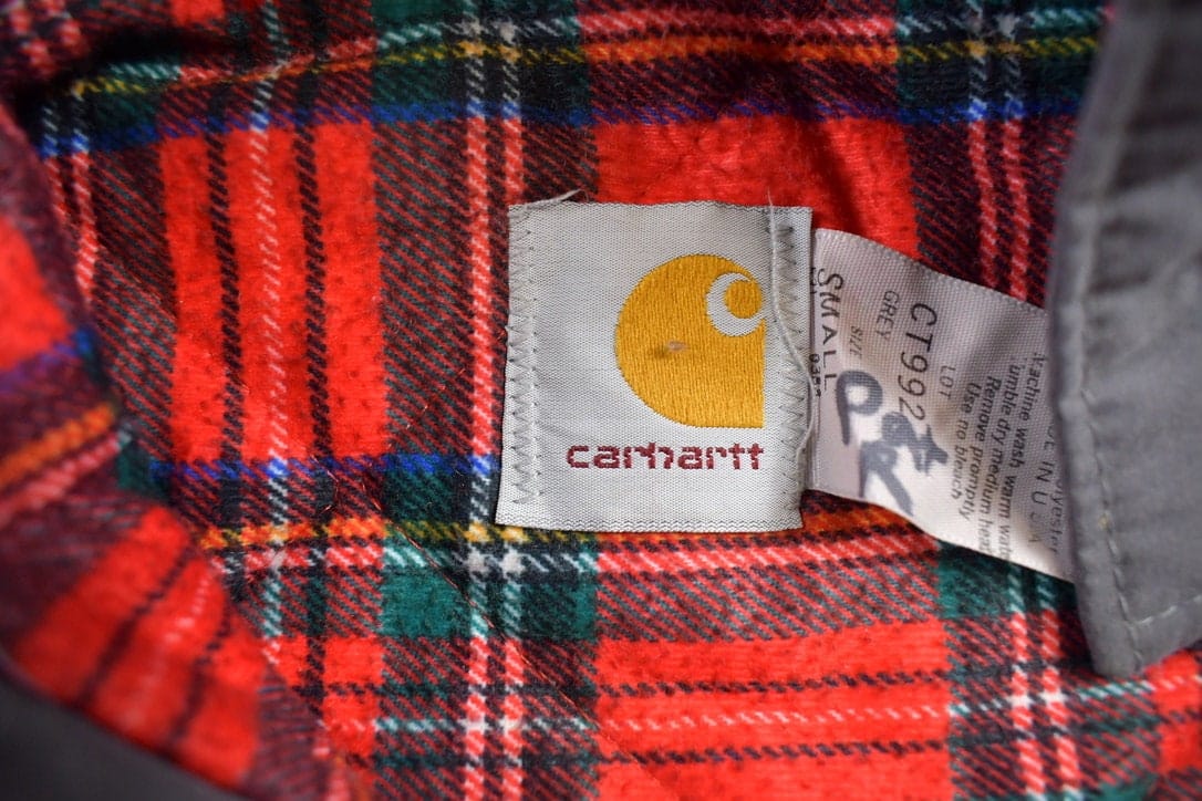 Vintage 1990s Carhartt Blanket Lined Parka Jacket Men's Medium from propervintagecanada
