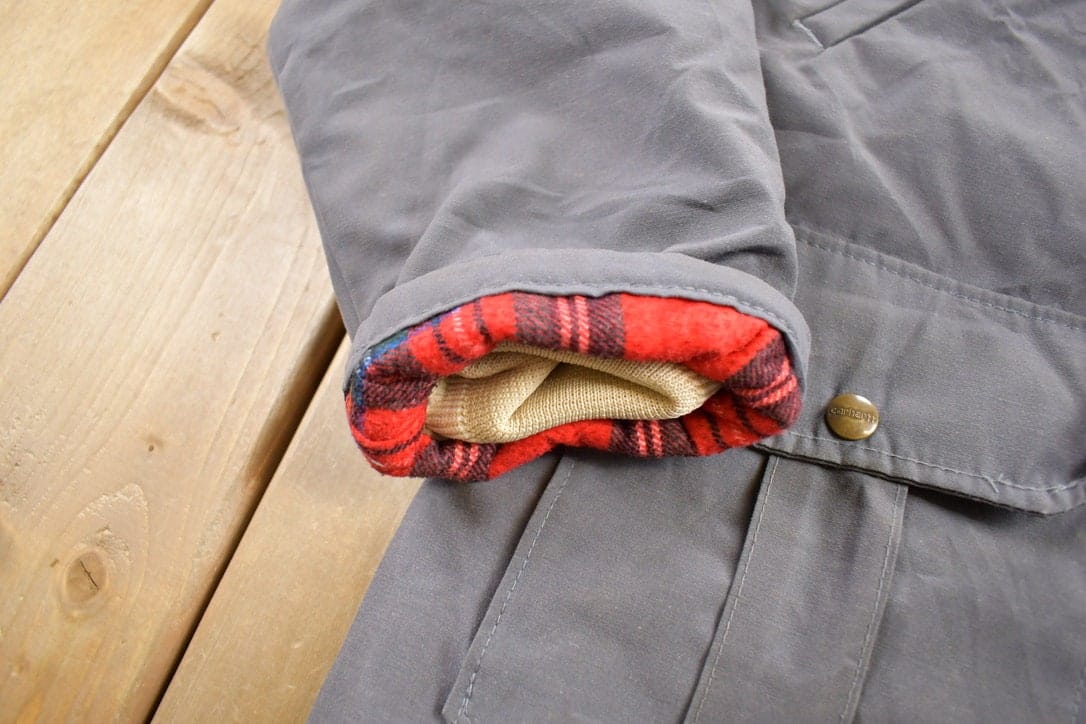 Vintage 1990s Carhartt Blanket Lined Parka Jacket Men's Medium from propervintagecanada