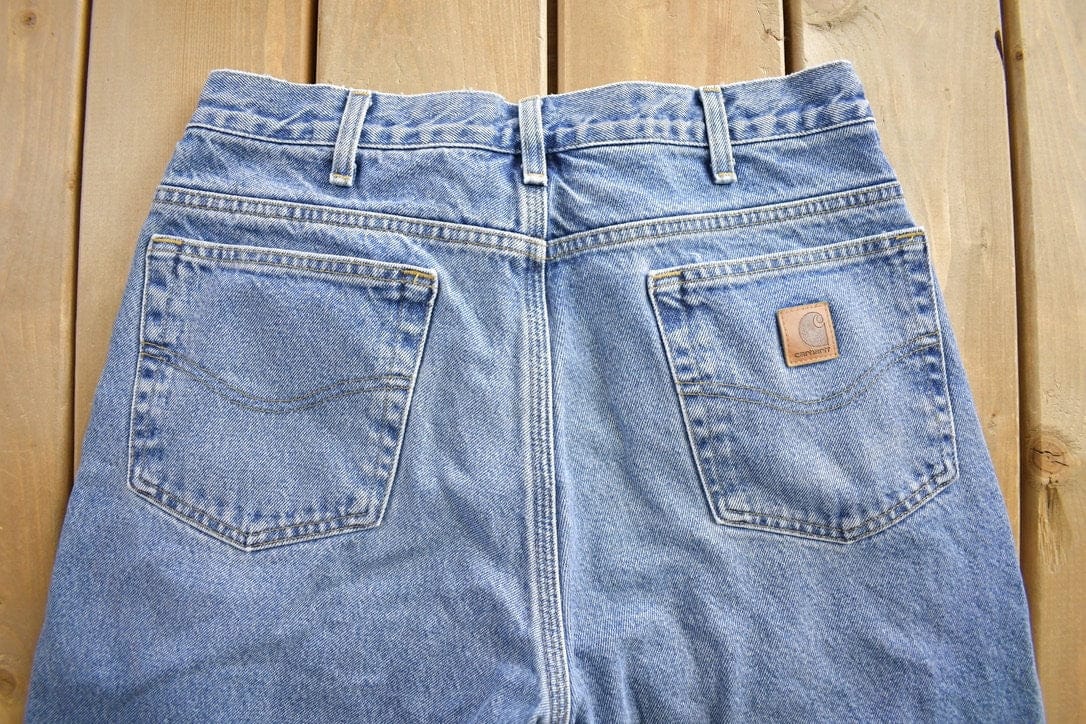 Vintage 1990s Carhartt Blanket Lined Work Pants Men's 32 x 30 from propervintagecanada