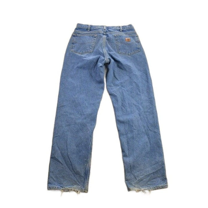 Vintage 1990s Carhartt Blanket Lined Work Pants Men's 33 x 34 from propervintagecanada