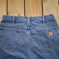Vintage 1990s Carhartt Blanket Lined Work Pants Men's 33 x 34 from propervintagecanada