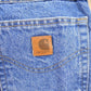 Vintage 1990s Carhartt Blanket Lined Work Pants Men's 33x32 from propervintagecanada