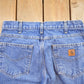 Vintage 1990s Carhartt Blanket Lined Work Pants Men's 33x32 from propervintagecanada
