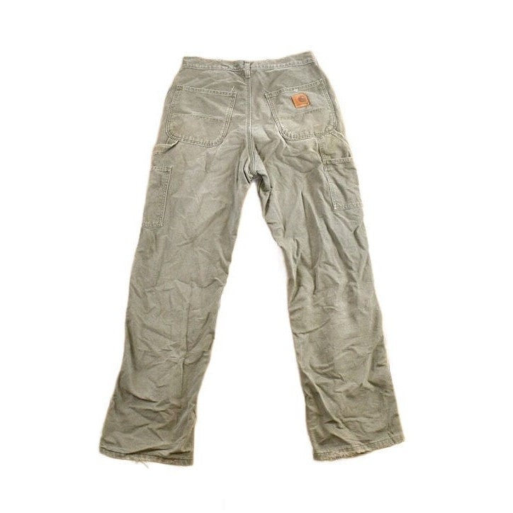 Vintage 1990s Carhartt Blanket Lined Work Pants Men's 34 x 32 from propervintagecanada