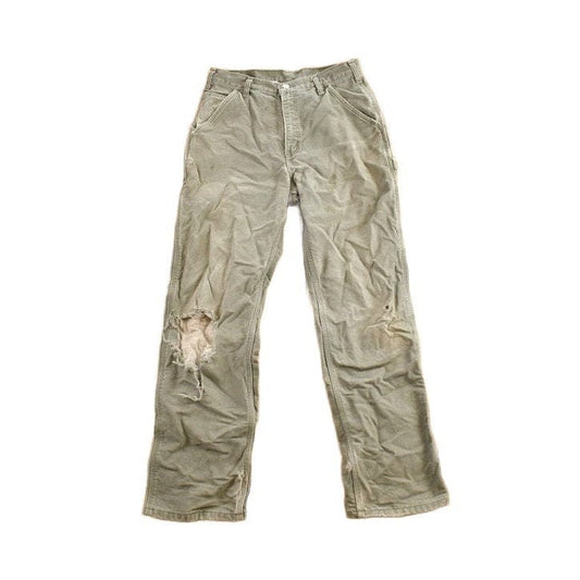 Vintage 1990s Carhartt Blanket Lined Work Pants Men's 34 x 32 from propervintagecanada