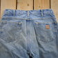 Vintage 1990s Carhartt Blanket Lined Work Pants Men's 34 x 36 from propervintagecanada