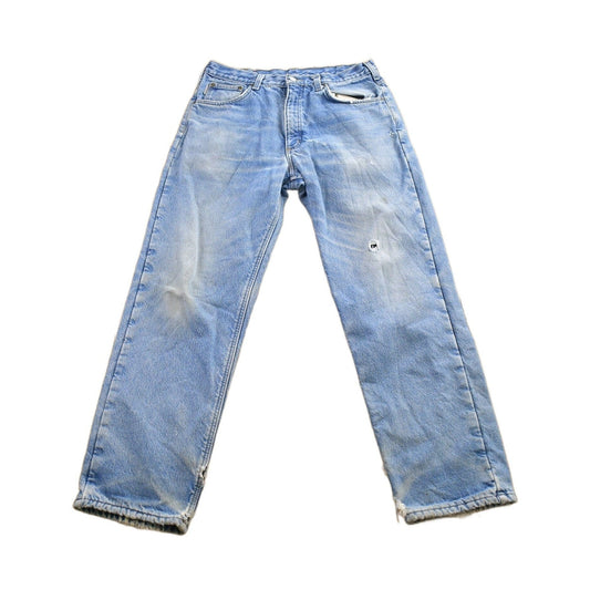 Vintage 1990s Carhartt Blanket Lined Work Pants Men's 34x30 from propervintagecanada