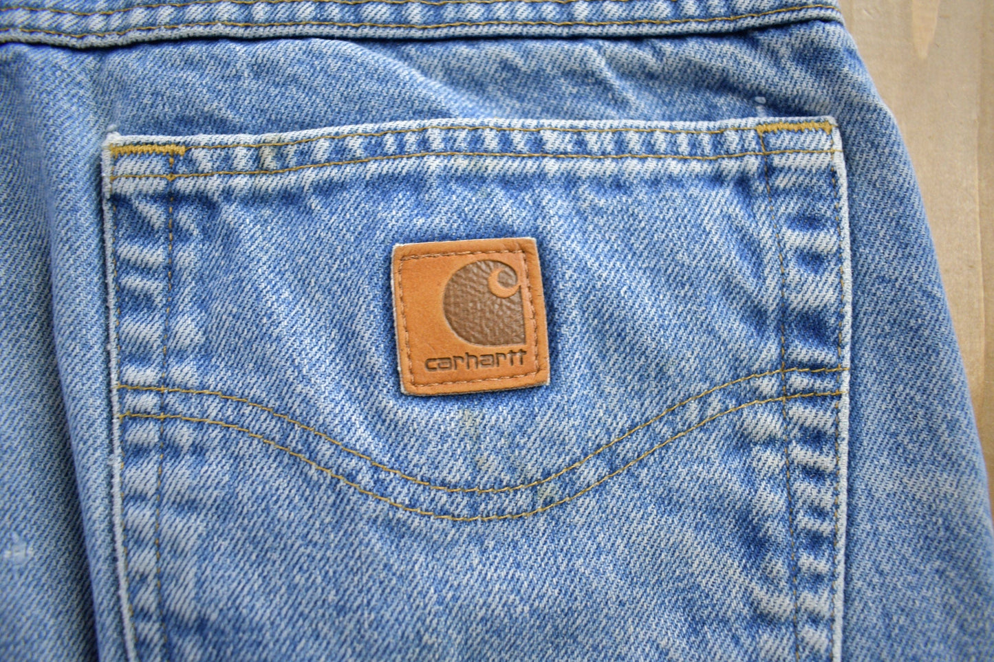 Vintage 1990s Carhartt Blanket Lined Work Pants Men's 34x30 from propervintagecanada