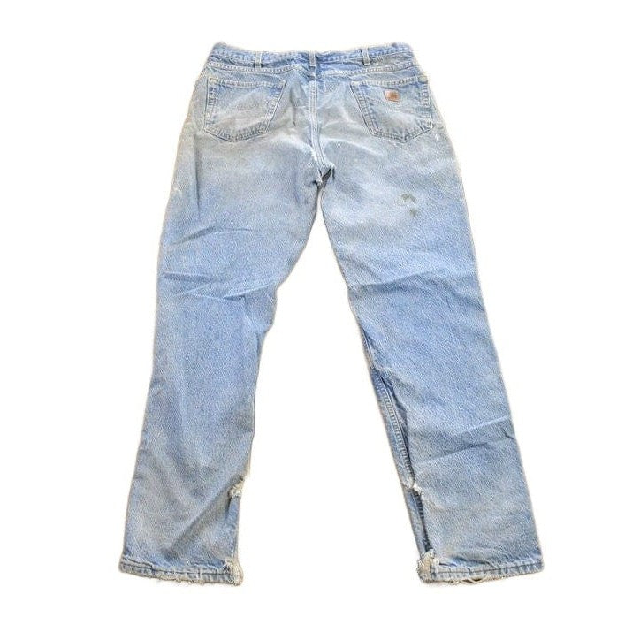 Vintage 1990s Carhartt Blanket Lined Work Pants Men's 36 x 31 from propervintagecanada