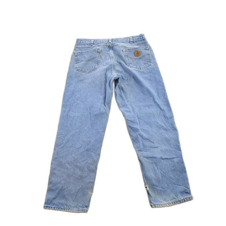 Vintage 1990s Carhartt Blanket Lined Work Pants Men's 36 x 32 from propervintagecanada