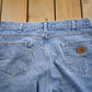 Vintage 1990s Carhartt Blanket Lined Work Pants Men's 36 x 32 from propervintagecanada