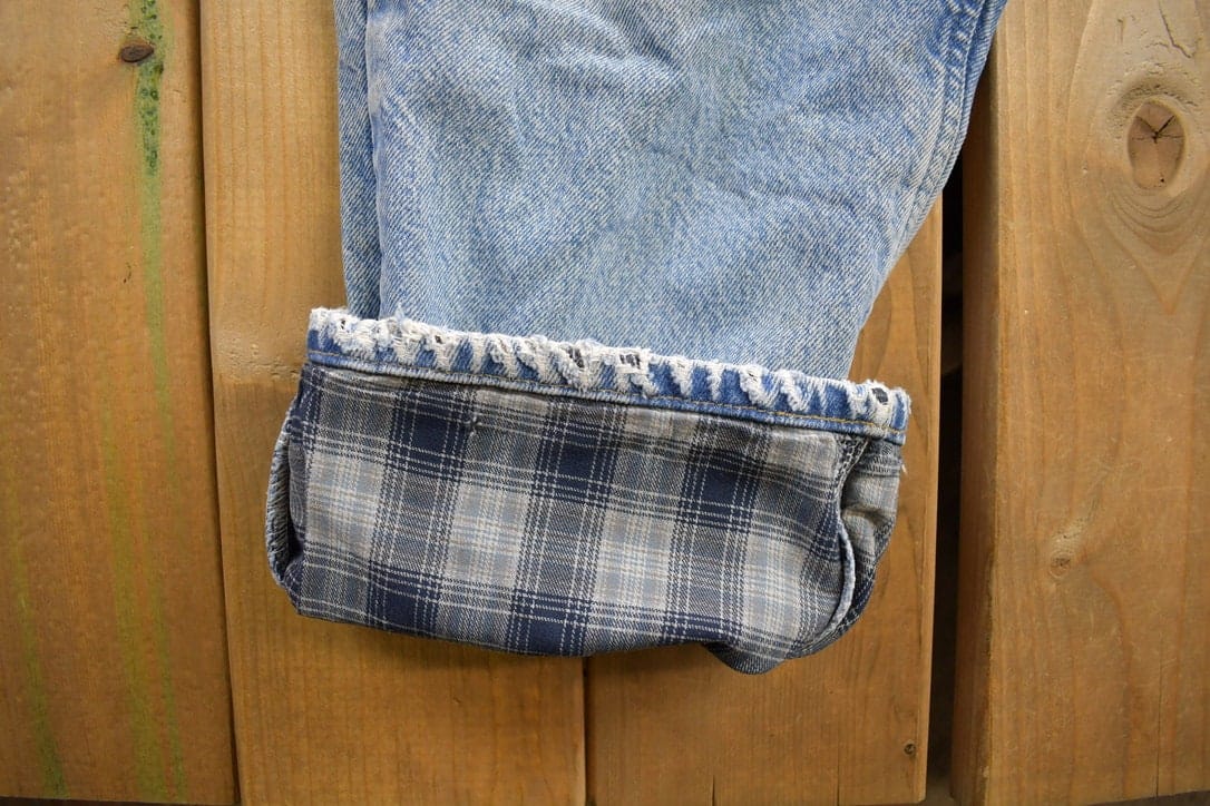 Vintage 1990s Carhartt Blanket Lined Work Pants Men's 38 x 32 from propervintagecanada
