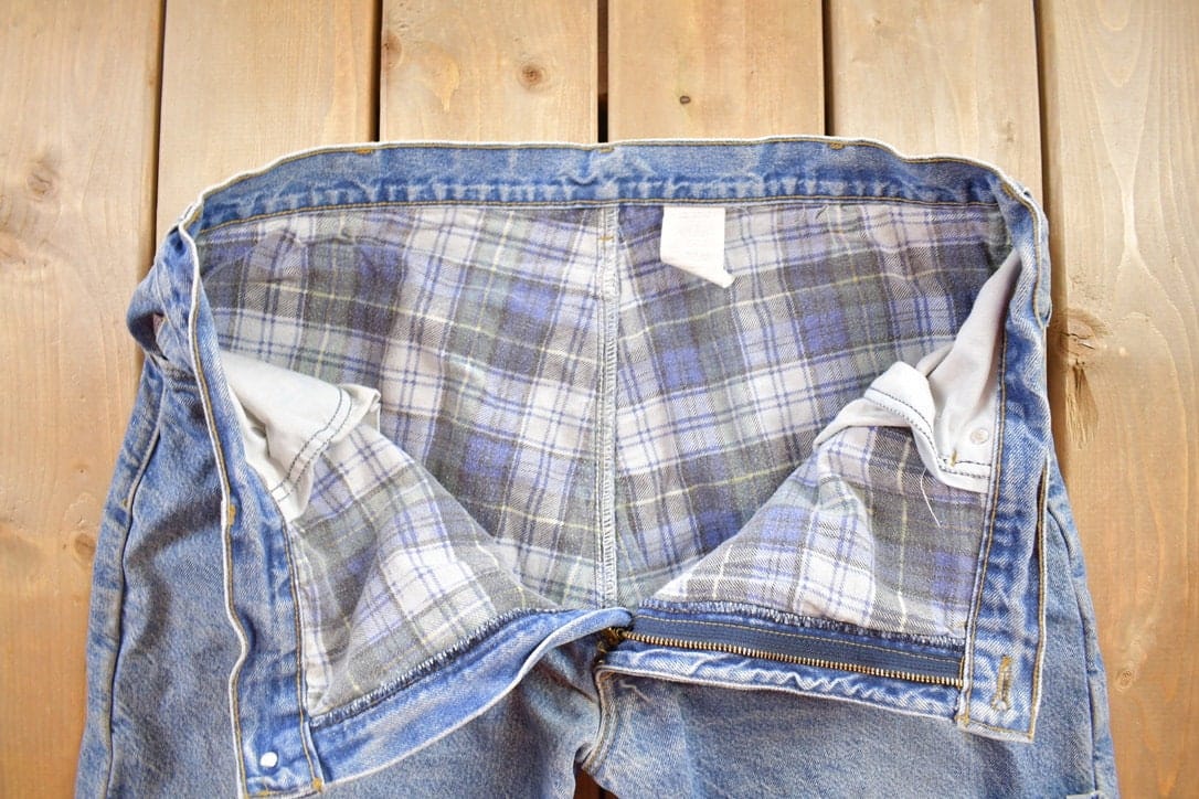 Vintage 1990s Carhartt Blanket Lined Work Pants Men's 42 x 30 from propervintagecanada