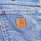 Vintage 1990s Carhartt Blanket Lined Work Pants Men's 42 x 30 from propervintagecanada