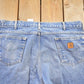 Vintage 1990s Carhartt Blanket Lined Work Pants Men's 42 x 30 from propervintagecanada
