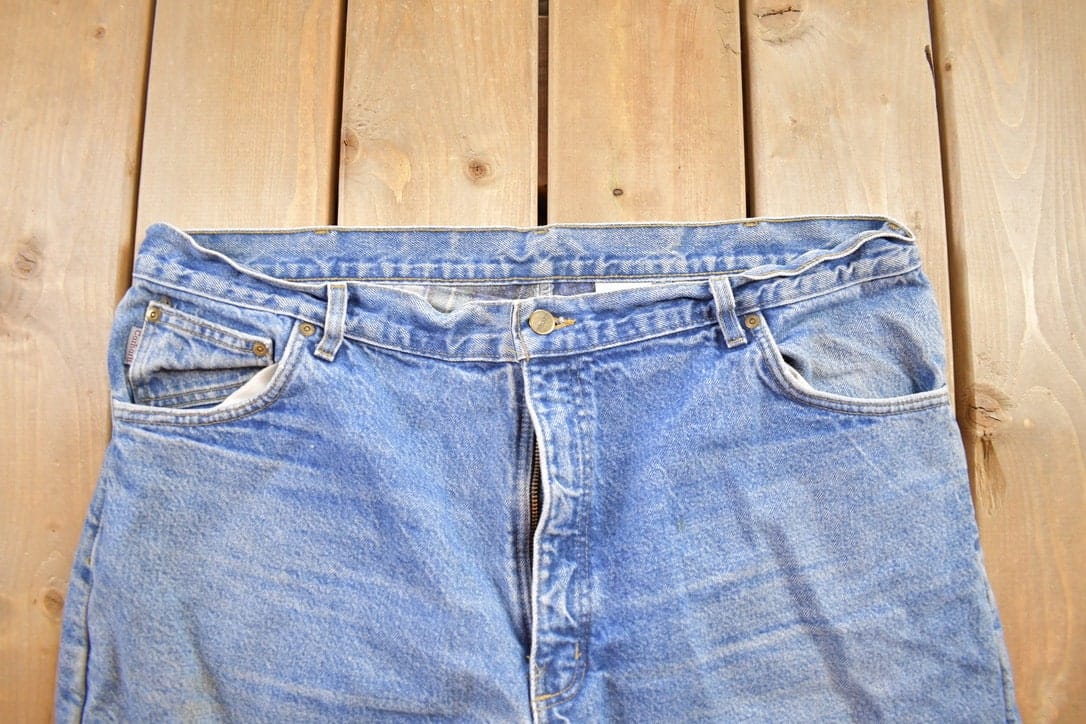 Vintage 1990s Carhartt Blanket Lined Work Pants Men's 42 x 30 from propervintagecanada