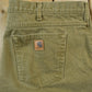 Vintage 1990s Carhartt Blanket Lined Work Pants Men's 46x30 from propervintagecanada