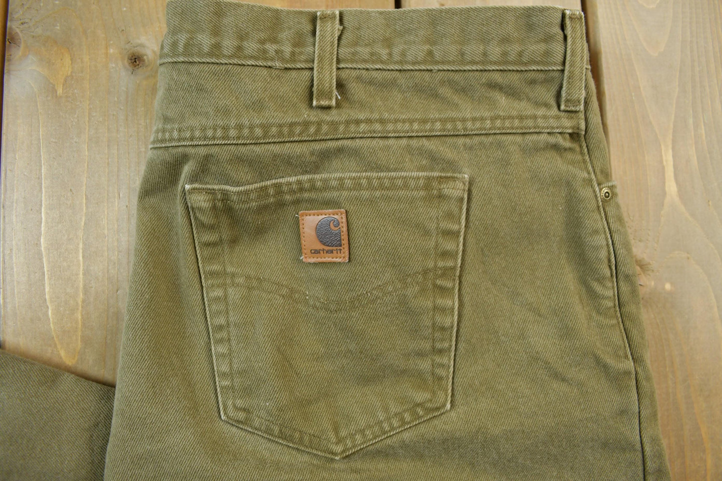 Vintage 1990s Carhartt Blanket Lined Work Pants Men's 46x30 from propervintagecanada