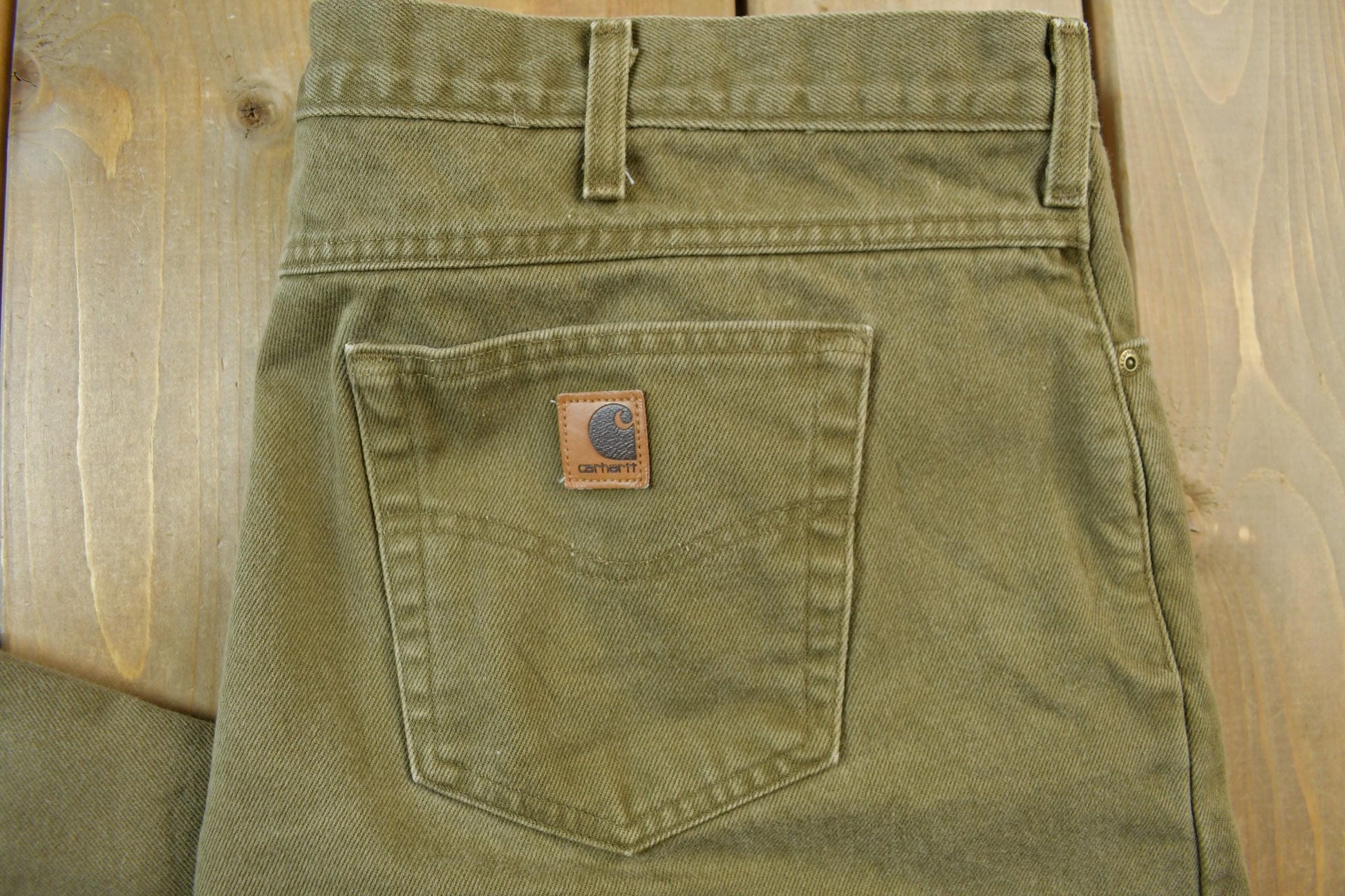 Vintage 1990s Carhartt Blanket Lined Work Pants Men's 46x30 from propervintagecanada