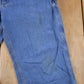 Vintage 1990s Carhartt Blue Denim Work Pants Men's 33 x 28 from propervintagecanada