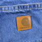 Vintage 1990s Carhartt Blue Denim Work Pants Men's 33 x 28 from propervintagecanada