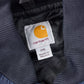 Vintage 1990s Carhartt Blue Embroidered Quilted Work Vest Men's 2XL from propervintagecanada