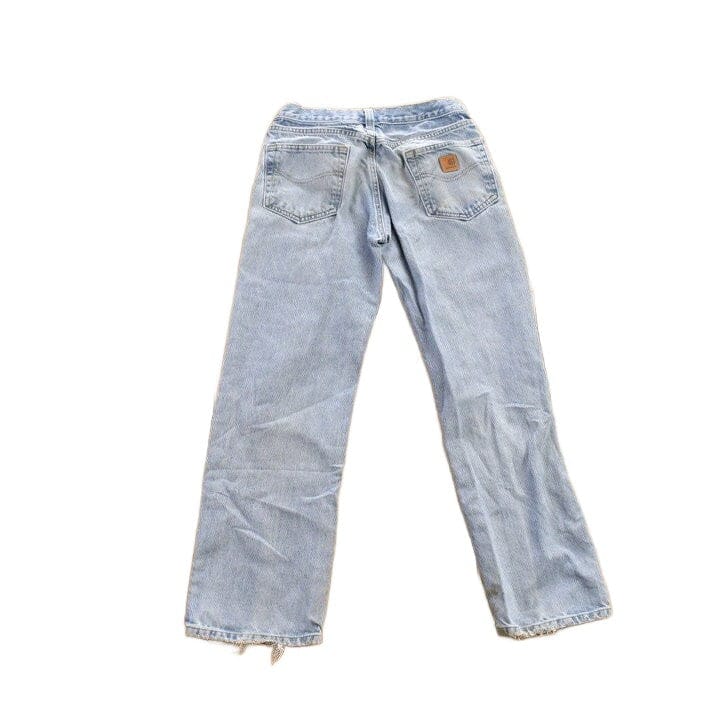 Vintage 1990s Carhartt Blue Jeans Men's 30 x 30 from propervintagecanada