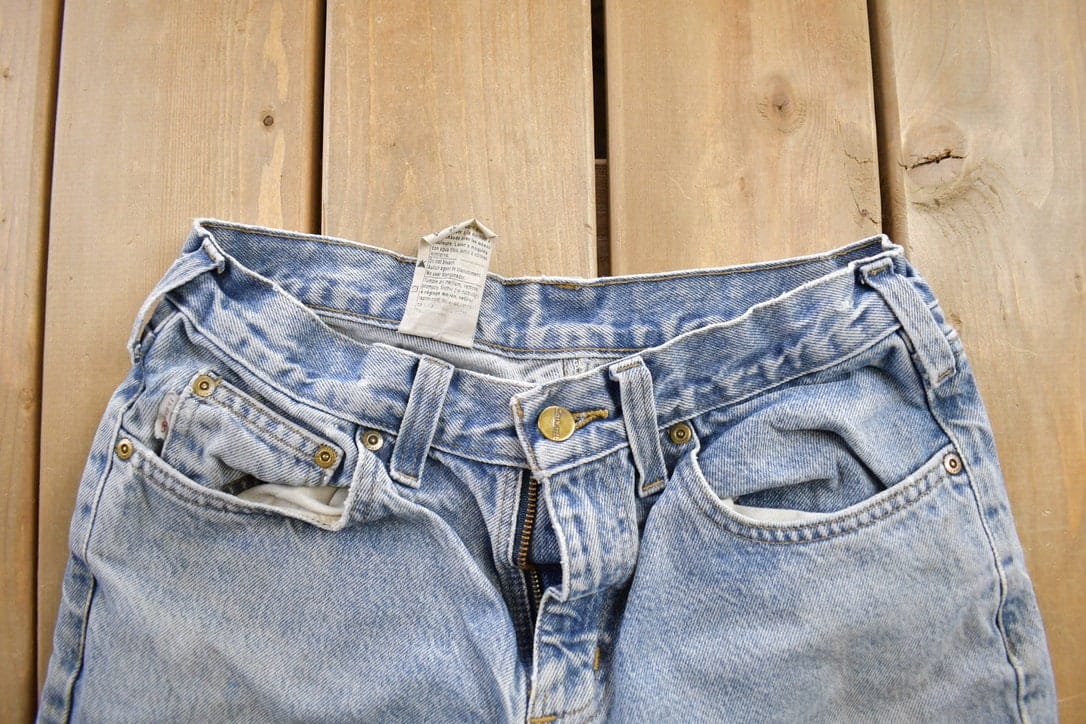 Vintage 1990s Carhartt Blue Jeans Men's 30 x 30 from propervintagecanada