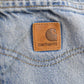 Vintage 1990s Carhartt Blue Jeans Men's 30 x 30 from propervintagecanada