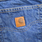 Vintage 1990s Carhartt Blue Jeans Men's 32 x 32 from propervintagecanada