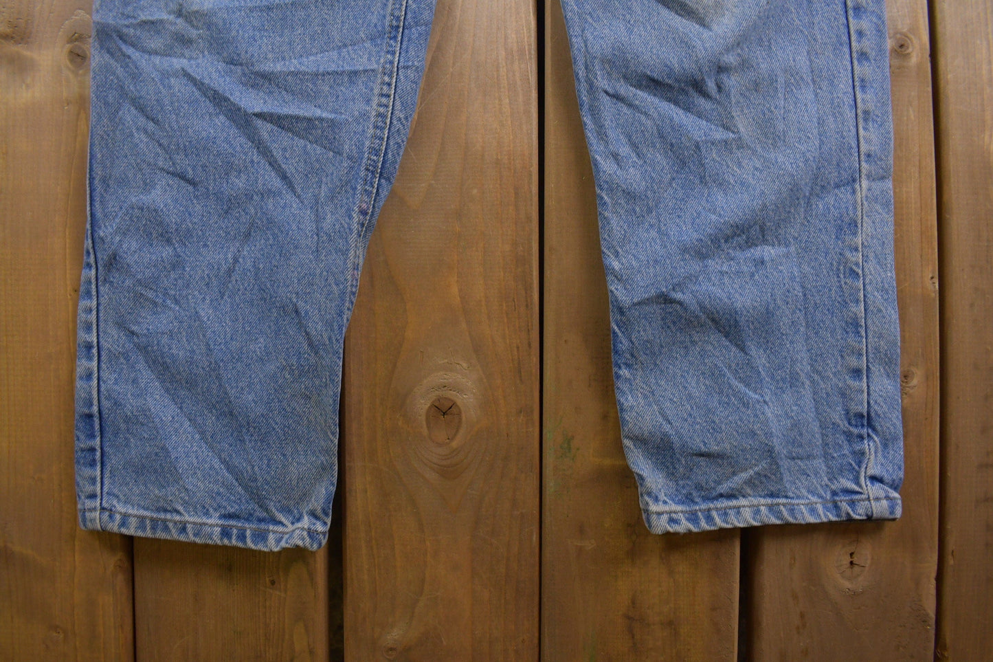 Vintage 1990s Carhartt Blue Jeans Men's 34 x 31 from propervintagecanada