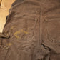 Vintage 1990s Carhartt Brown Canvas Double Knee Overalls Men's 36 x 29 from propervintagecanada