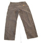 Vintage 1990s Carhartt Brown Denim Work Pants Men's 38 x 30 from propervintagecanada