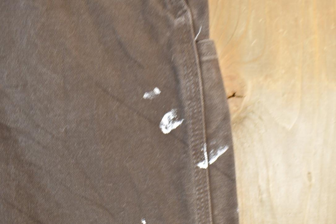 Vintage 1990s Carhartt Brown Denim Work Pants Men's 38 x 30 from propervintagecanada