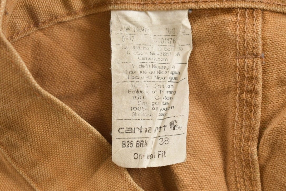Vintage 1990s Carhartt Brown Shorts Men's 38 from propervintagecanada