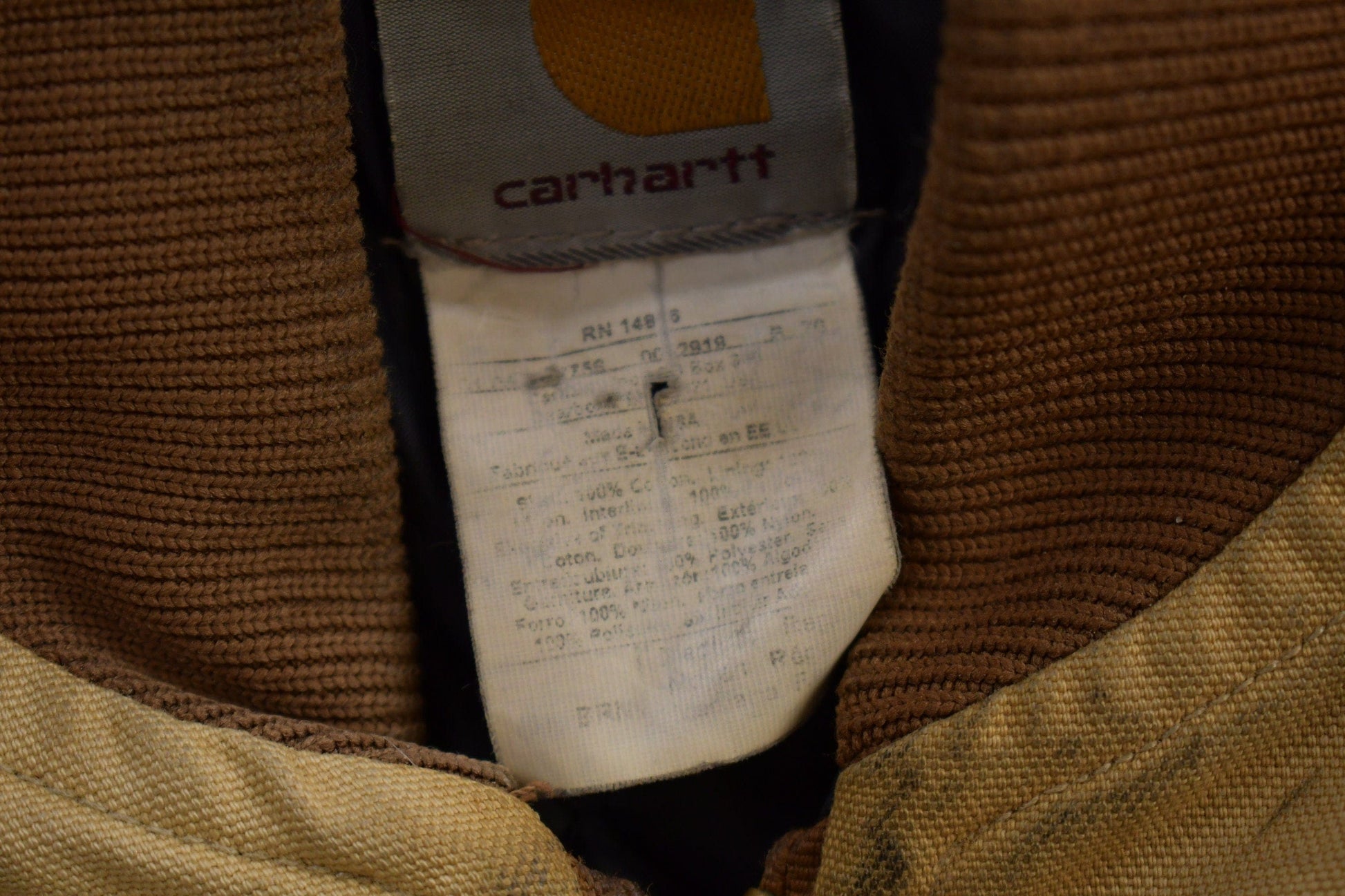 Vintage 1990s Carhartt Brown Work Vest Men's Medium from propervintagecanada