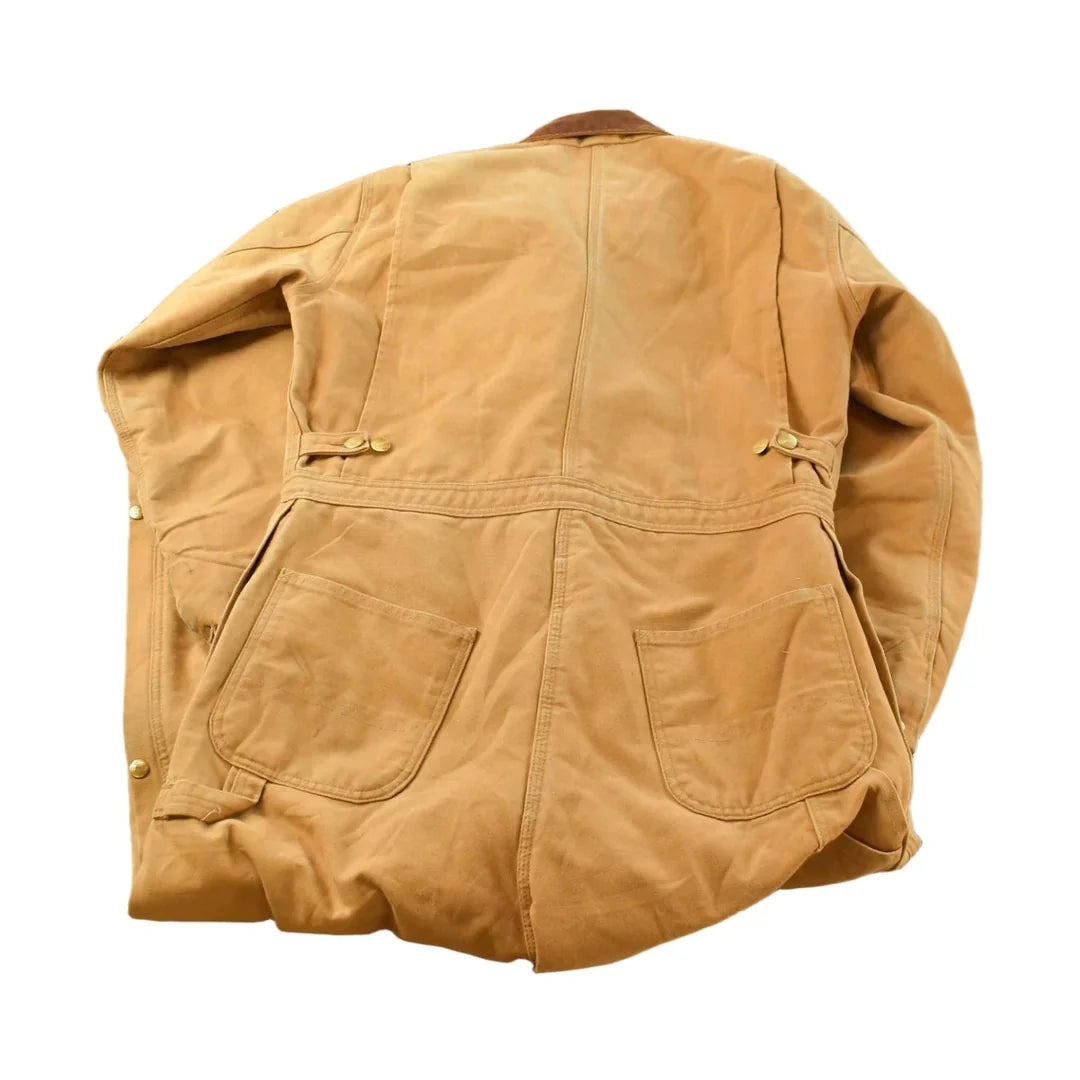 Vintage 1990s Carhartt Canvas Coveralls Men's 37 x 31 from propervintagecanada