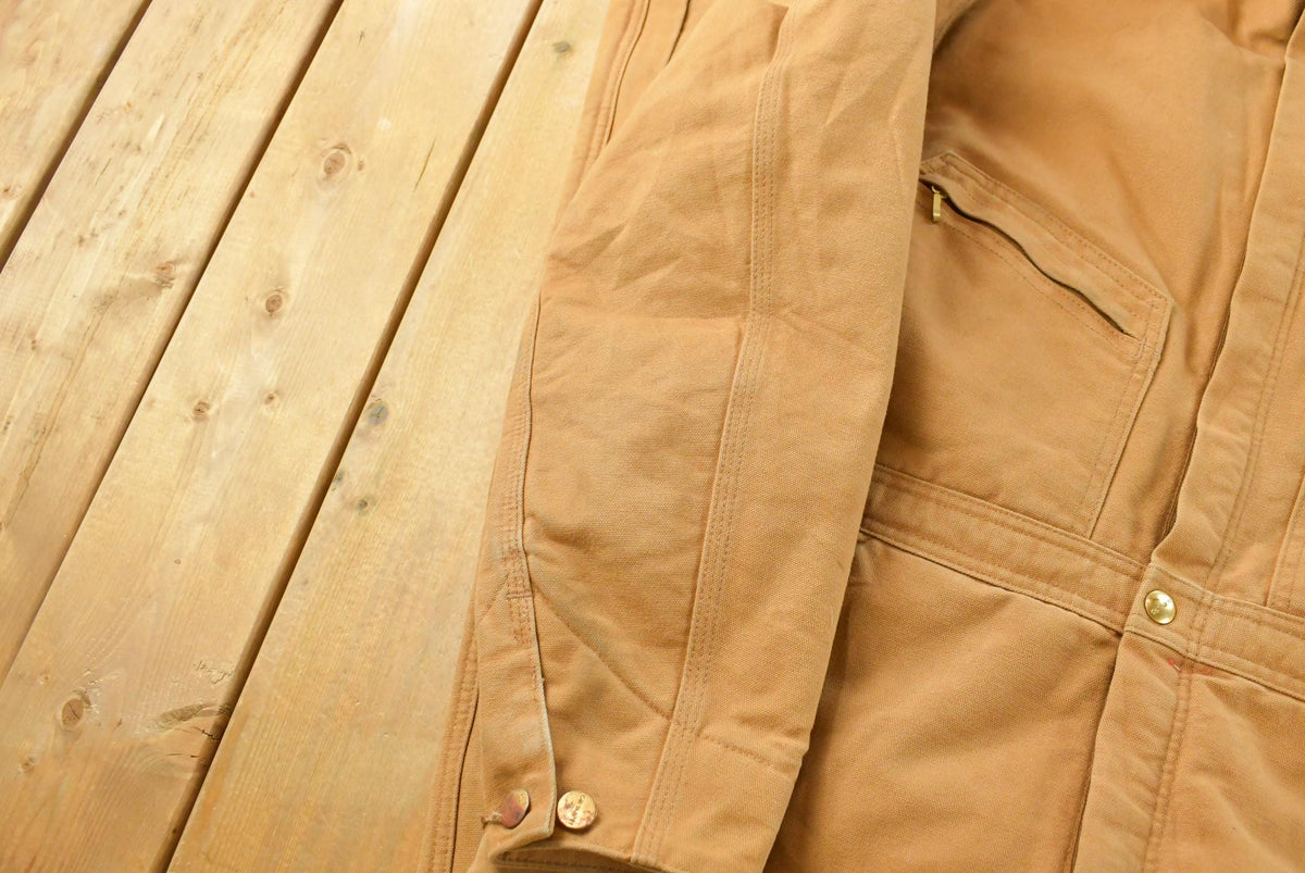 Vintage 1990s Carhartt Canvas Coveralls Men's 37 x 31 from propervintagecanada