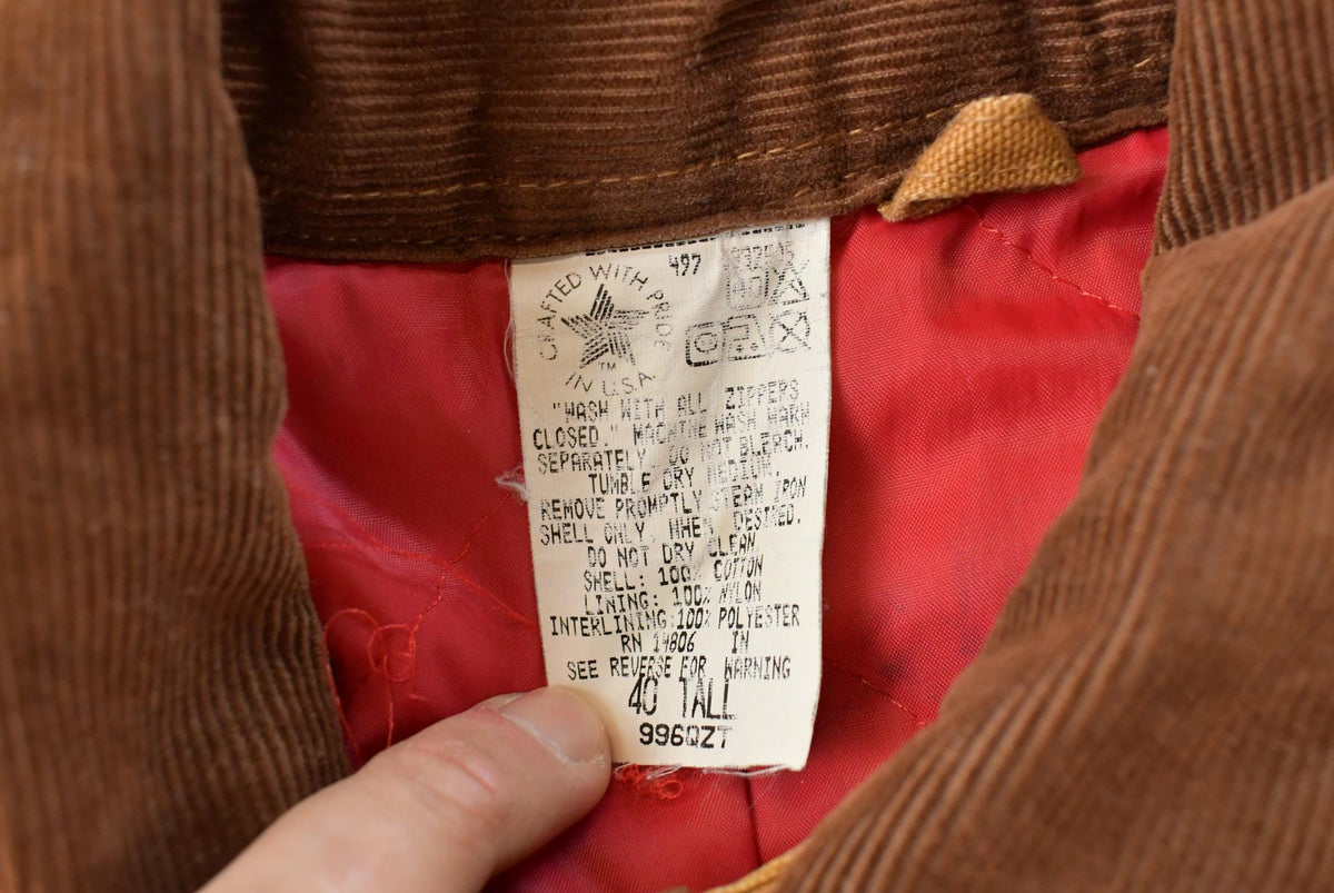 Vintage 1990s Carhartt Canvas Coveralls Men's 37 x 31 from propervintagecanada