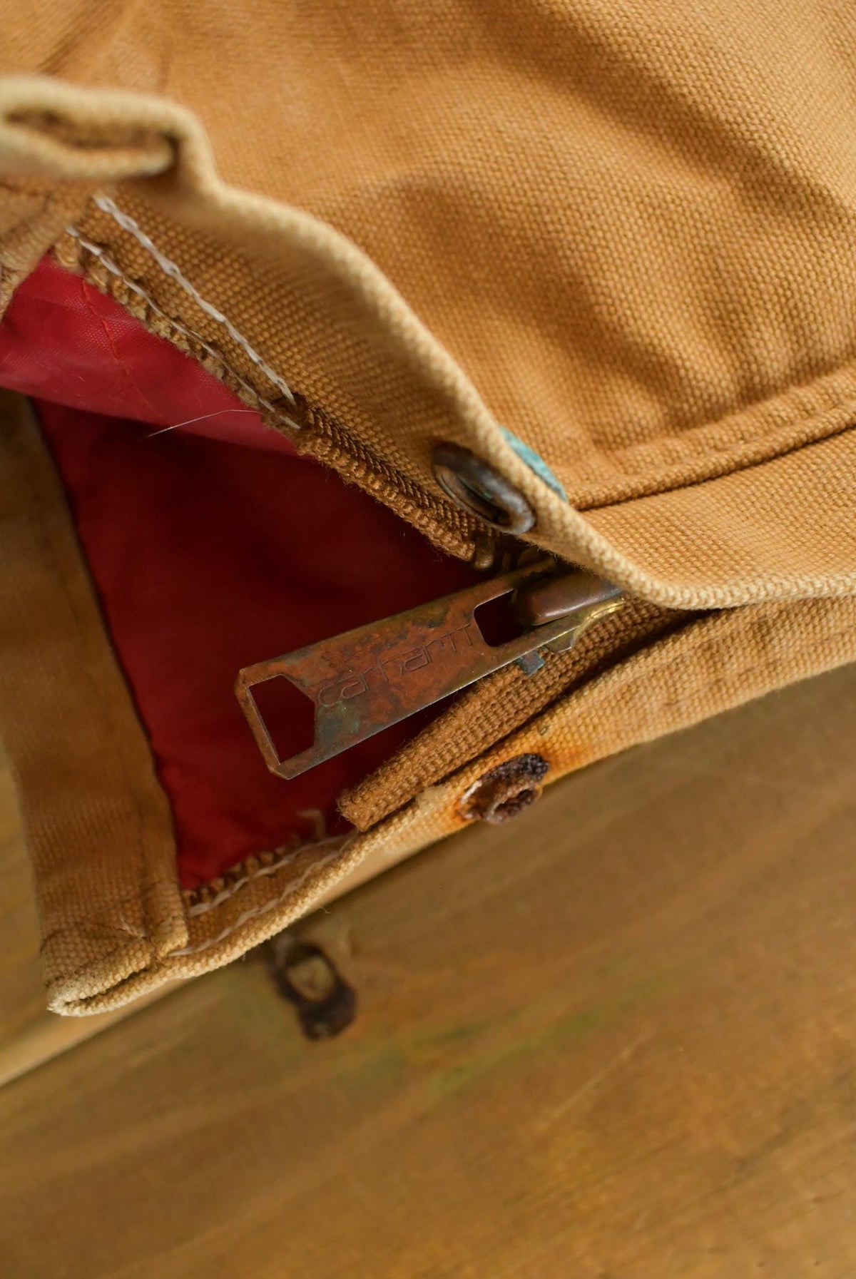 Vintage 1990s Carhartt Canvas Coveralls Men's 37 x 31 from propervintagecanada