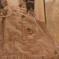 Vintage 1990s Carhartt Canvas Double Knee Overalls Men's 40 x 30 from propervintagecanada