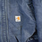 Vintage 1990s Carhartt Canvas FR Fire Resistant Hooded Jacket Men's XL from propervintagecanada