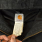 Vintage 1990s Carhartt Canvas Hooded Jacket Men's 3XL Tall / Distressed Sun Faded Work Wear / 90s Americana from propervintagecanada