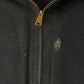 Vintage 1990s Carhartt Canvas Hooded Jacket Men's 3XL Tall / Distressed Sun Faded Work Wear / 90s Americana from propervintagecanada