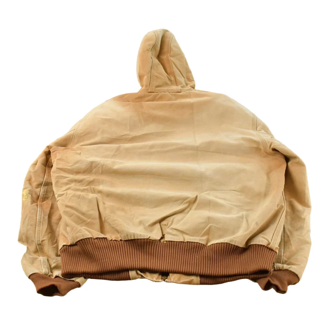 Vintage 1990s Carhartt Canvas Hooded Jacket Men's Large from propervintagecanada