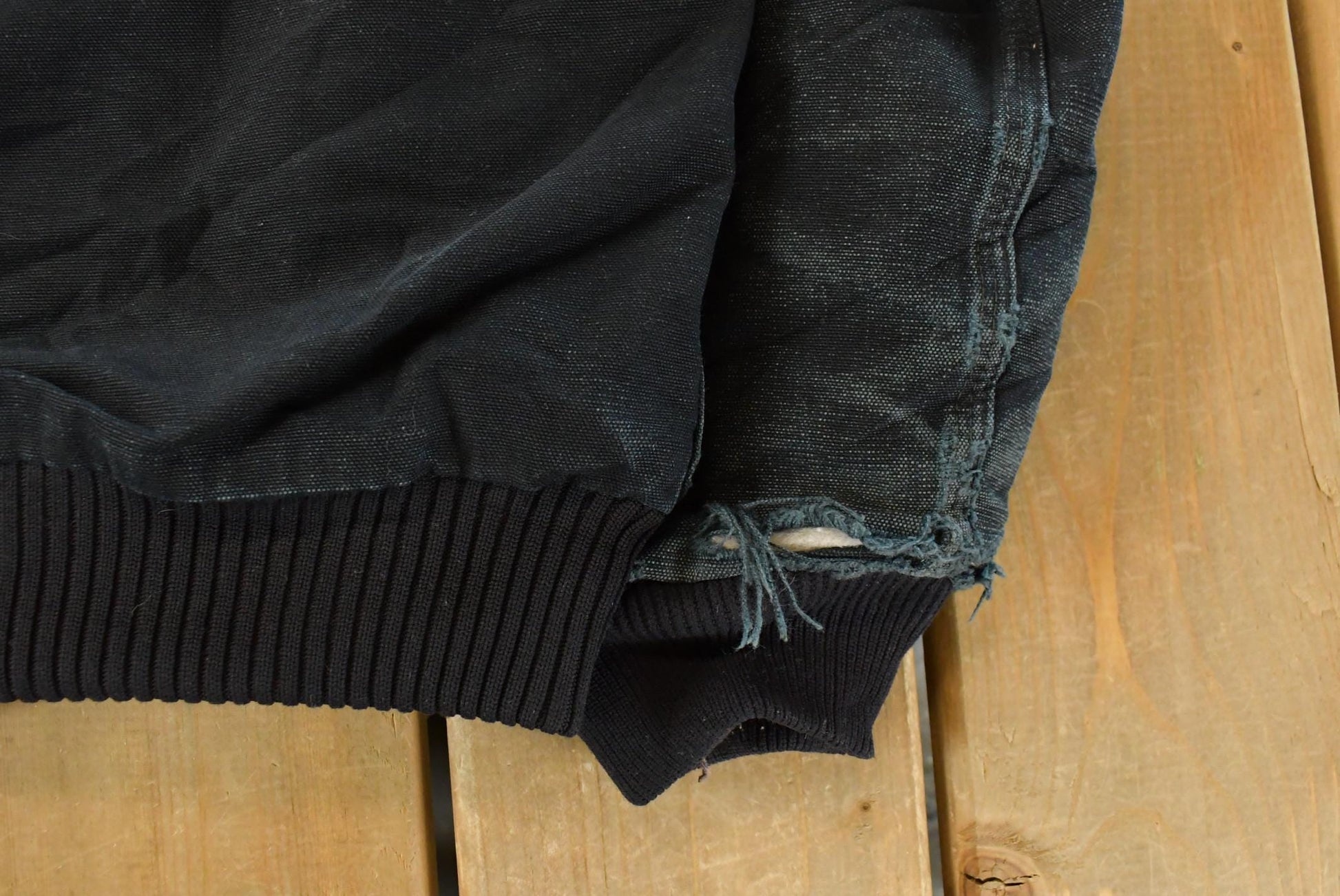 Vintage 1990s Carhartt Canvas Hooded Jacket Men's XL / Distressed Sun Faded Work Wear / 90s Americana / Made in USA from propervintagecanada