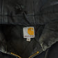 Vintage 1990s Carhartt Canvas Hooded Jacket Men's XL / Distressed Sun Faded Work Wear / 90s Americana / Made in USA from propervintagecanada