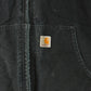 Vintage 1990s Carhartt Canvas Hooded Jacket Men's XL / Distressed Sun Faded Work Wear / 90s Americana / Made in USA from propervintagecanada