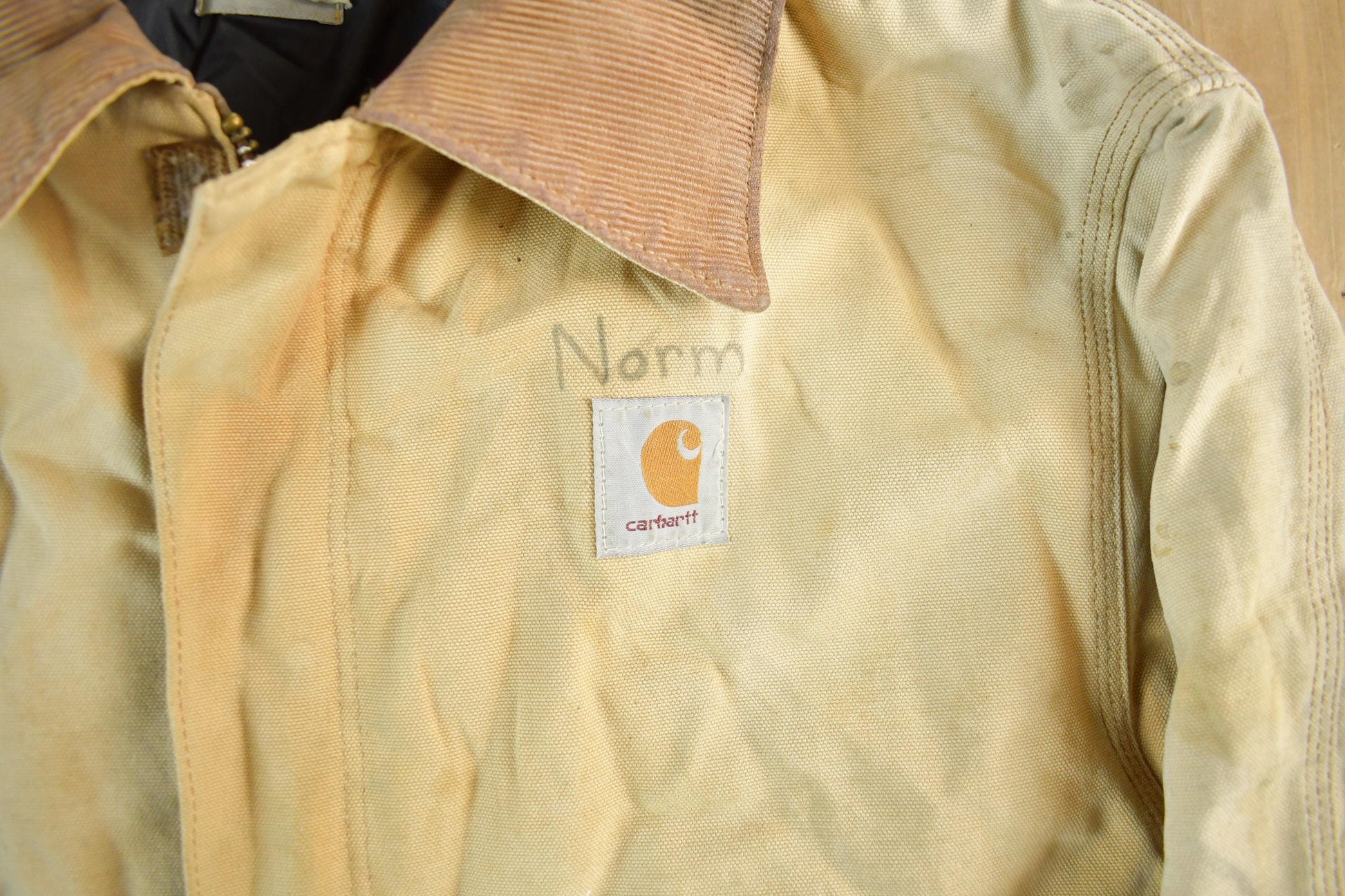 Vintage 1990s Carhartt Canvas Jacket Men's Large from propervintagecanada
